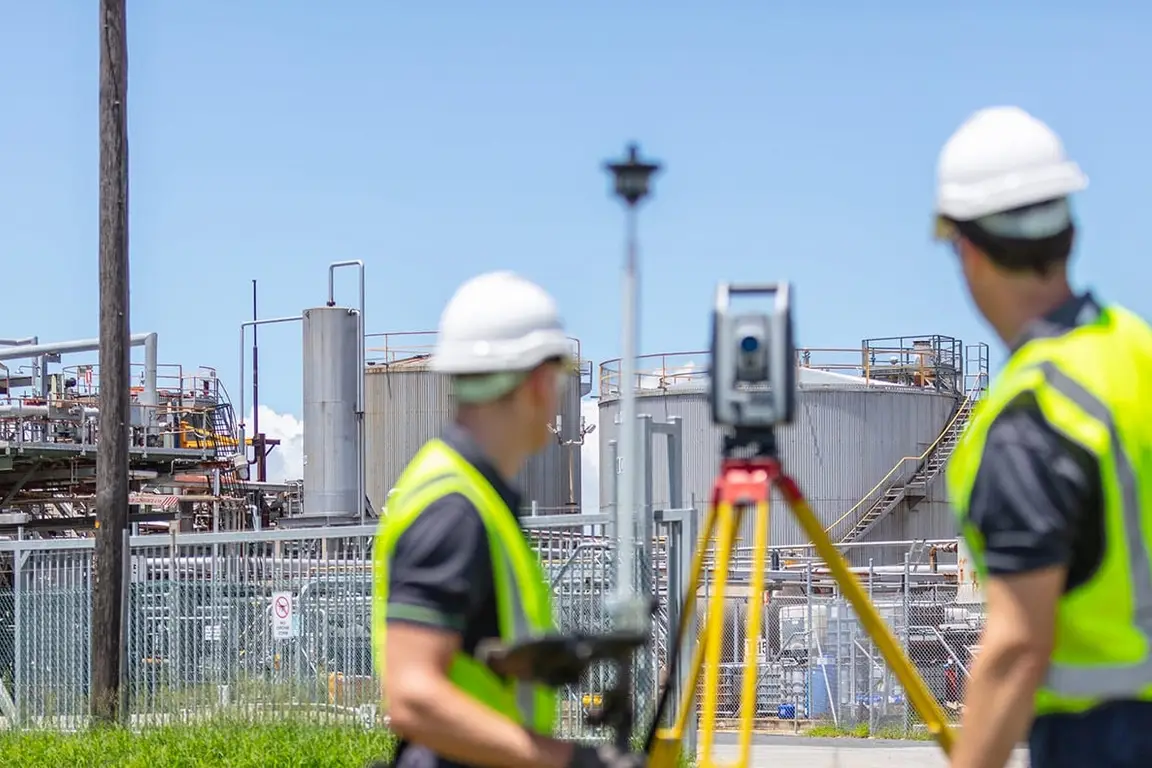 Land Solution Australia surveyors on a construction site