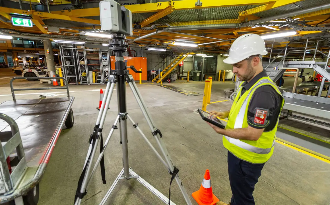 Scans were conducted in every corner of the terminals to create a full and accurate spatial record